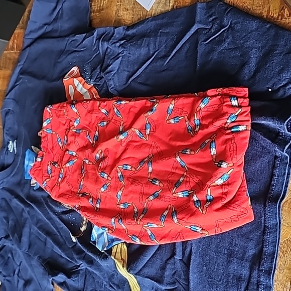 Patriotic Popsicle Lularoe leggings bundle cat shirt OS one size - Picture 4 of 10